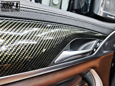 덕양 BMW 520d 자동차 실내 튜닝, 카본 랩핑으로 드레스업 / 고양 덕양구