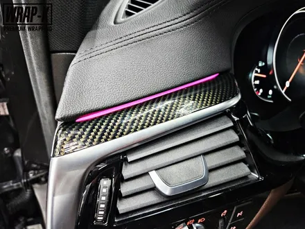 덕양 BMW 520d 자동차 실내 튜닝, 카본 랩핑으로 드레스업 / 고양 덕양구