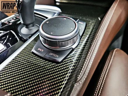 덕양 BMW 520d 자동차 실내 튜닝, 카본 랩핑으로 드레스업 / 고양 덕양구