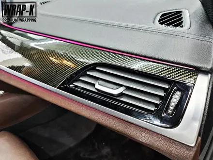 덕양 BMW 520d 자동차 실내 튜닝, 카본 랩핑으로 드레스업 / 고양 덕양구