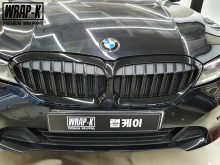 김포 BMW 3시리즈 320d 크롬죽이기를 통한 그릴 머플러까지 크롬 랩핑 완벽구현 / 경기 고양 덕양