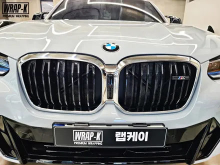 BMWX4키드니그릴랩핑 블랙으로 통일감주기 X4그릴랩핑 변신끝 / 고양 덕양구