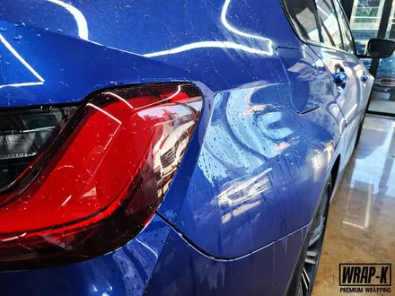 일산에서 BMW 320d 전체랩핑 메탈릭블랙 시공 소개합니다 / 경기 고양 덕양