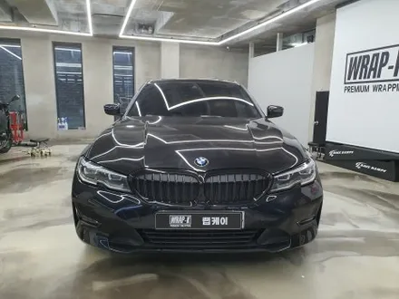 김포 BMW 3시리즈 320d 크롬죽이기를 통한 그릴 머플러까지 크롬 랩핑 완벽구현 / 경기 고양 덕양
