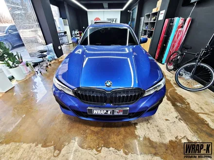 일산에서 BMW 320d 전체랩핑 메탈릭블랙 시공 소개합니다 / 경기 고양 덕양