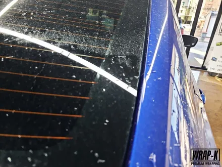일산에서 BMW 320d 전체랩핑 메탈릭블랙 시공 소개합니다 / 경기 고양 덕양