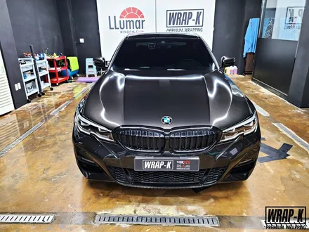 일산에서 BMW 320d 전체랩핑 메탈릭블랙 시공 소개합니다 / 경기 고양 덕양