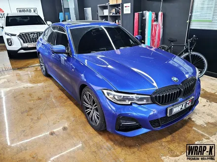 일산에서 BMW 320d 전체랩핑 메탈릭블랙 시공 소개합니다 / 경기 고양 덕양
