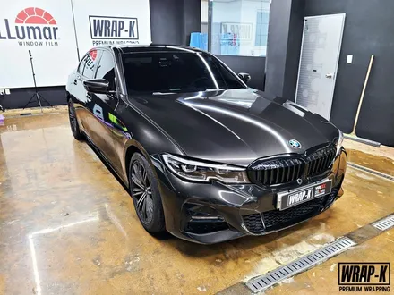 일산에서 BMW 320d 전체랩핑 메탈릭블랙 시공 소개합니다 / 경기 고양 덕양