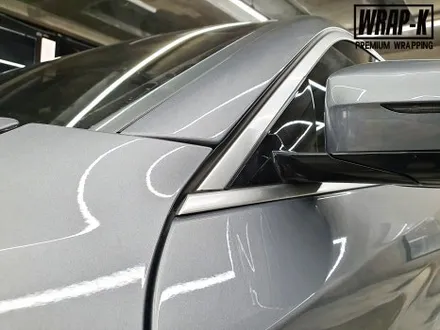 BMW 5시리즈 530i 눈썹몰딩 크롬죽이기 랩핑 / 경기 고양 덕양