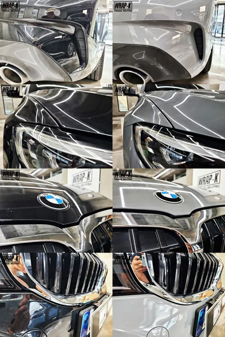 덕양구향동랩핑 bmw 3시리즈 320d 락그레이 전체랩핑 / 고양 덕양구