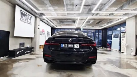 강서구 BMW 7시리즈 730LD 블랙에디션 크롬죽이기 랩핑 시공기 / 경기 고양 덕양