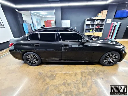 일산에서 BMW 320d 전체랩핑 메탈릭블랙 시공 소개합니다 / 경기 고양 덕양