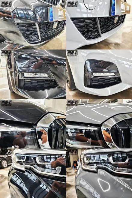 덕양구향동랩핑 bmw 3시리즈 320d 락그레이 전체랩핑 / 고양 덕양구