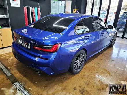일산에서 BMW 320d 전체랩핑 메탈릭블랙 시공 소개합니다 / 경기 고양 덕양