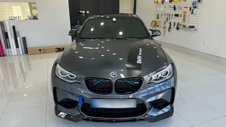 울산랩핑 BMW M2 전체랩핑 에이버리 인텐스 블루 / 울산, 경남