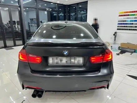 울산자동차랩핑 BMW 320i 사틴블랙 전체랩핑 시공기 / 울산 반구동