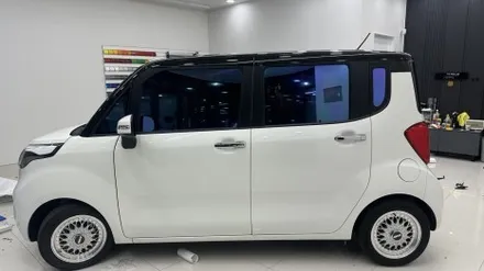 울산랩핑 기아 레이 랩핑제거 및 루프스킨 그릴랩핑 재시공 / 울산, 경남