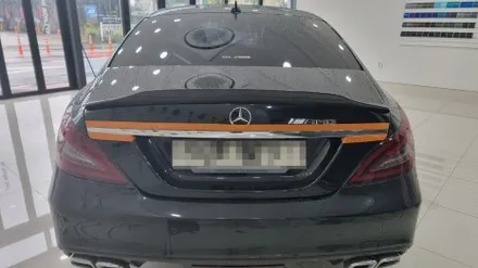 울산랩핑 벤츠 CLS 크롬죽이기 / 울산, 경남