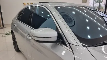 울산랩핑 크롬죽이기 bmw530i 깔끔하게 시공 / 울산, 경남