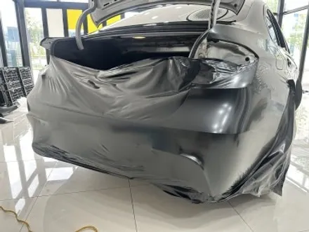 울산자동차랩핑 BMW 320i 사틴블랙 전체랩핑 시공기 / 울산 반구동