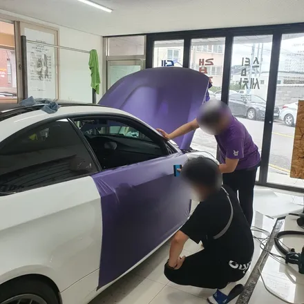 제주래퍼샵 BMW E92 M3 전체랩핑 / 제주시 오라일동