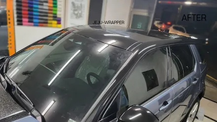 JEJU-WRAPPER 레인지로버 루프스킨 시공 / 제주시 오라일동