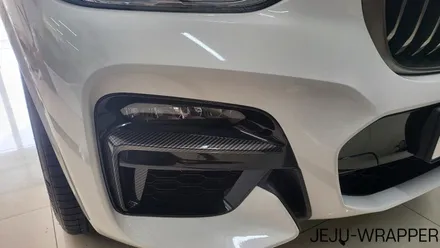 JEJU-WRAPPER BMW X4 루프스킨, 실내 실외 카본랩핑 / 제주시 오라일동