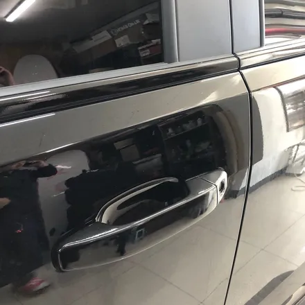 제주자동차랩핑 쉐보레 콜로라도 부분 포인트랩핑 크롬 죽이기 / 제주시 오라일동