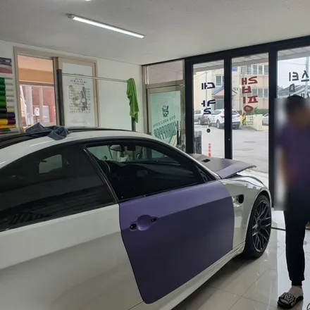 제주래퍼샵 BMW E92 M3 전체랩핑 / 제주시 오라일동