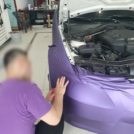 제주래퍼샵 BMW E92 M3 전체랩핑 / 제주시 오라일동