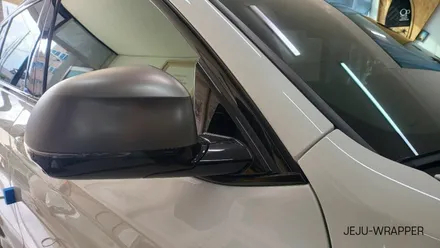 JEJU-WRAPPER BMW X4 루프스킨, 실내 실외 카본랩핑 / 제주시 오라일동