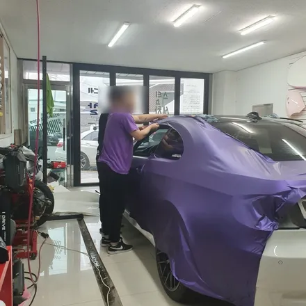 제주래퍼샵 BMW E92 M3 전체랩핑 / 제주시 오라일동