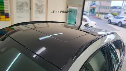 JEJU-WRAPPER BMW X4 루프스킨, 실내 실외 카본랩핑 / 제주시 오라일동