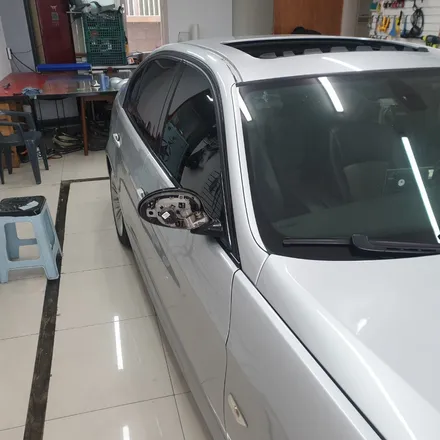 JEJU WRAPPER BMW320I 루프스킨/그릴/카본미러 시공 / 제주시 오라일동