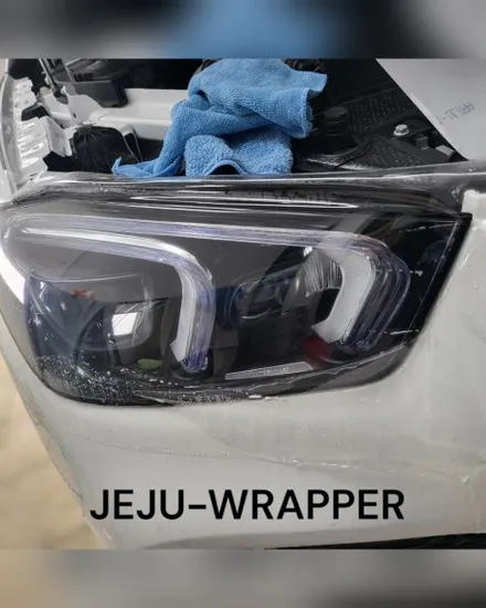 JEJU-WRAPPER:BMW GLE53 AMG 생활보호,라이트 PPF / 제주시 오라일동
