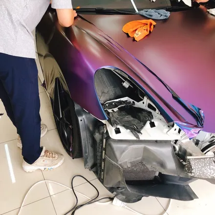 제주자동차랩핑  포르쉐 카이맨 전체랩핑 시공! 제주래퍼샵 / 제주시 오라일동