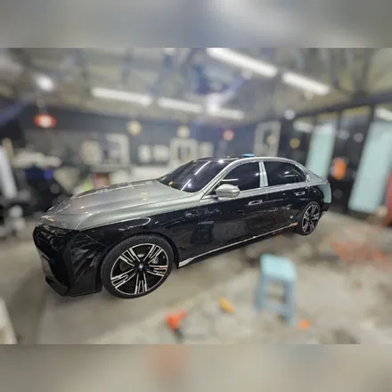 JEJU-WRAPPER:BMW i7 투톤 랩핑:제주 제주시 랩핑 바이크 / 제주시 오라일동