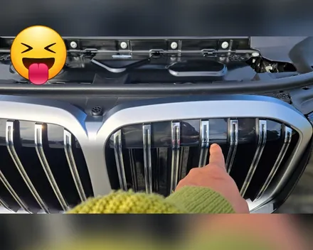 JEJU-WRAPPER:BMW X7 그릴 랩핑:제주도 바이크 신차 / 제주시 오라일동
