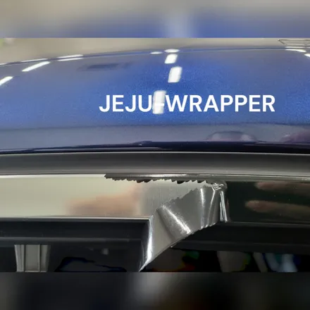 JEJU-WRAPPER:BMW 520D 크롬죽이기(재시공)랩핑 제주 / 제주시 오라일동