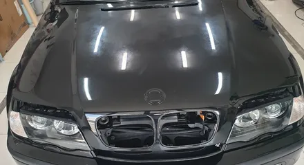 제주래퍼샵 BMW 325i 본넷 시공 / 제주시 오라일동
