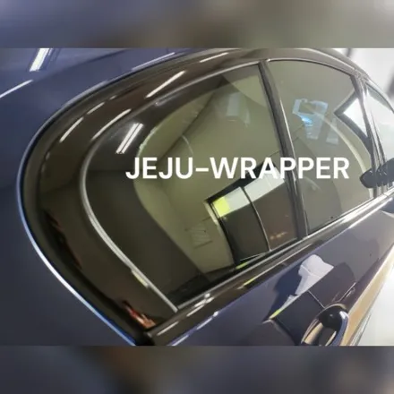 JEJU-WRAPPER:BMW 520D 크롬죽이기(재시공)랩핑 제주 / 제주시 오라일동