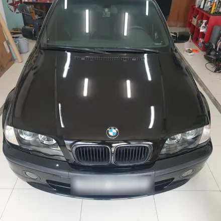 제주래퍼샵 BMW 325i 본넷 시공 / 제주시 오라일동