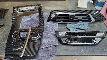 JEJU-WRAPPER BMW X4 루프스킨, 실내 실외 카본랩핑 / 제주시 오라일동