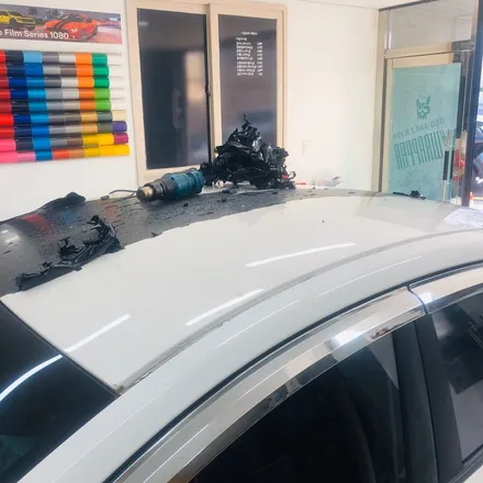 제주 자동차 랩핑 아반떼 md 루프스킨 제거 및 시공 랩핑 래퍼샵 / 제주시 오라일동