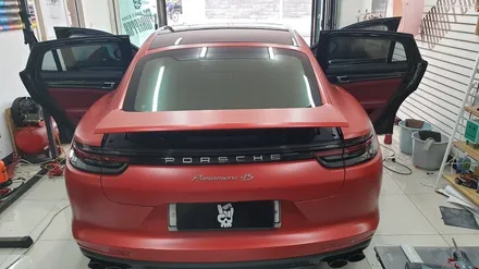 제주자동차랩핑 포르쉐 파나메라 전체랩핑 시공! 제주래퍼샵 / 제주시 오라일동