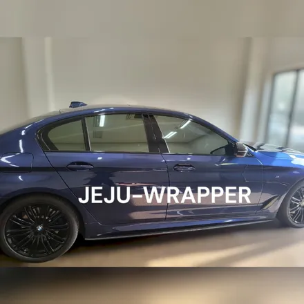 JEJU-WRAPPER:BMW 520D 크롬죽이기(재시공)랩핑 제주 / 제주시 오라일동