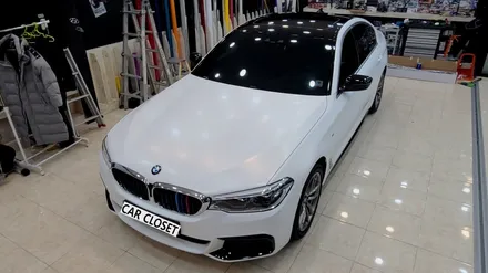전체랩핑 BMW 520d 사틴화이트 시공기~! / 화성, 동탄, 용인, 오산