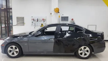 BMW 320d 메탈릭 블랙 전체랩핑 시공기! / 화성, 동탄, 용인, 오산