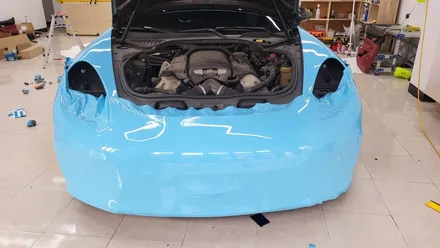 포르쉐 파나메라 970 GTS 스카이블루 전체랩핑 / 화성, 동탄, 용인, 오산